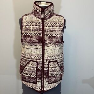 Bo-bel EUC maroon print vest